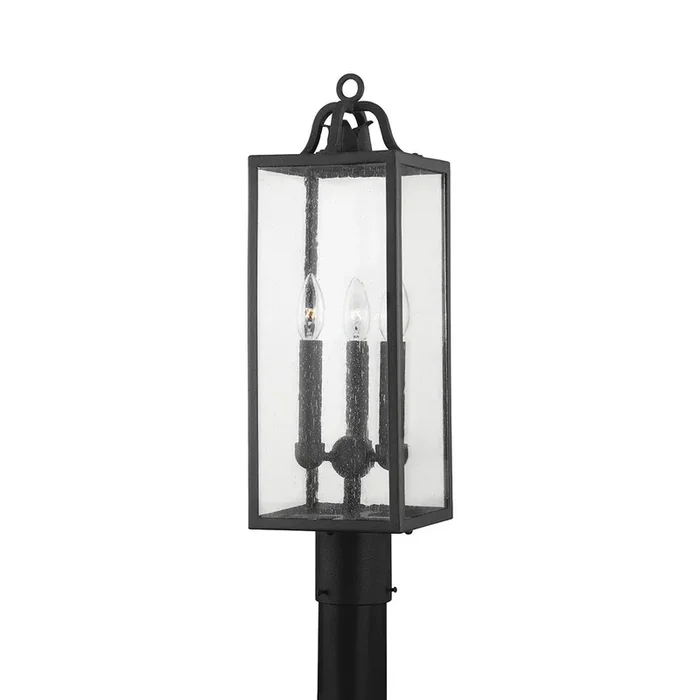 10” Satin Black Deep Bowl Shade With Gooseneck