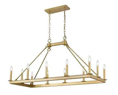 12 Light Linear Chandelier2150243