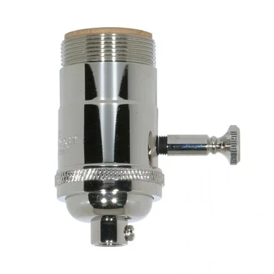 150W Full Range Turn Knob Dimmer Socket With Uno Thread (80-1067)