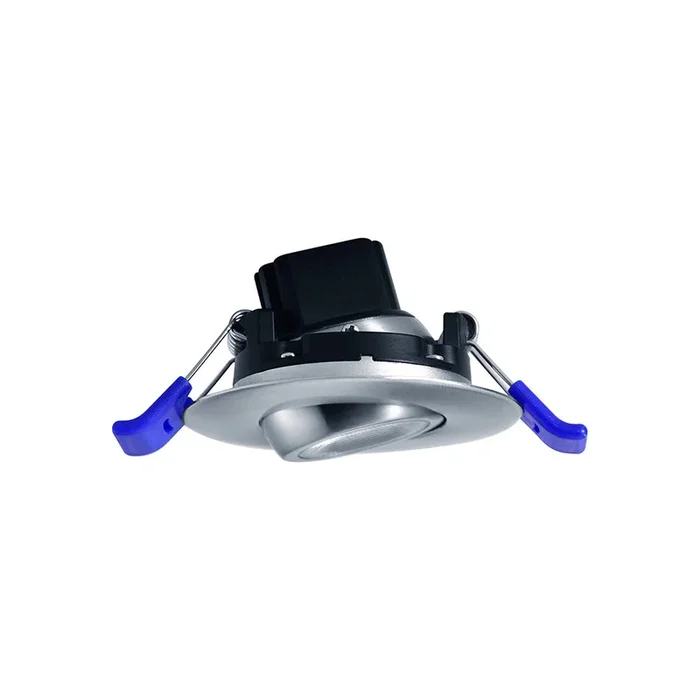 2″ High Output Eyeball Gimbal Recessed LED Ceiling Light – 5 Watt – 450 Lumens – 2700K – Brushed Nickel Finish