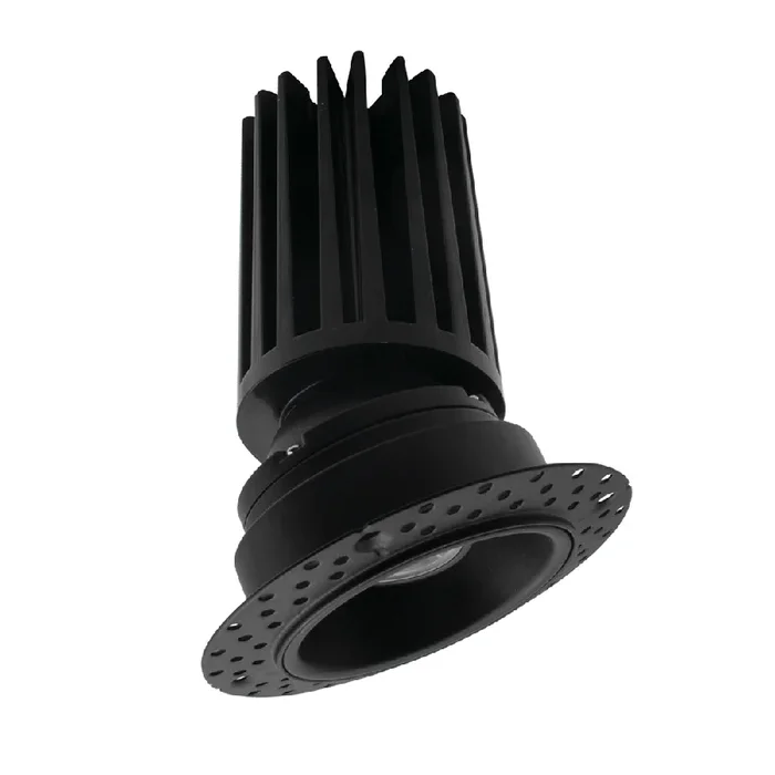 2″ Round Trimless Black Gimbal Recessed LED Ceiling Light – 11 Watt – Dim to Warm 3000-1800K – 900 Lumens