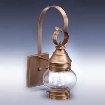 2011 Northeast Lantern Onion 1 Light Outdoor Wall Sconce
