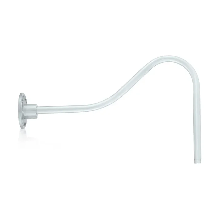 23” White Gooseneck Arm With Arm Height of 14”
