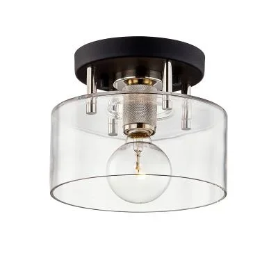 3 Lamps Camellia Vanity Light – Polished Nickel – Clear Glass – 22in. Wide