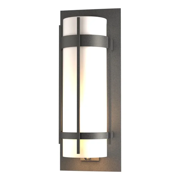 305895 Hubbardton Forge Banded Extra Large Outdoor Sconce