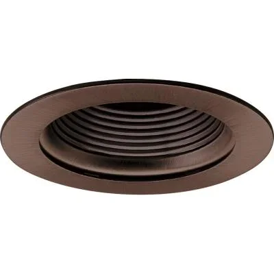 4″ Stepped Metal Baffle Trim W/ Metal Ring156335