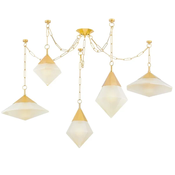 4 Lamps Bathroom Vanity Light – Chrome – Clear Seeded Glass – 34in. Wide