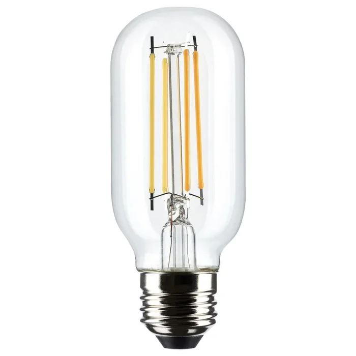 5.5 Watt LED T14 Filament Bulb – 500 Lumens – 2700K – Dimmable – E26 Base – 120V