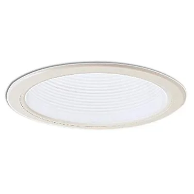 6″ Adjustable Stepped Baffle Trim W/ Plastic Ring060324