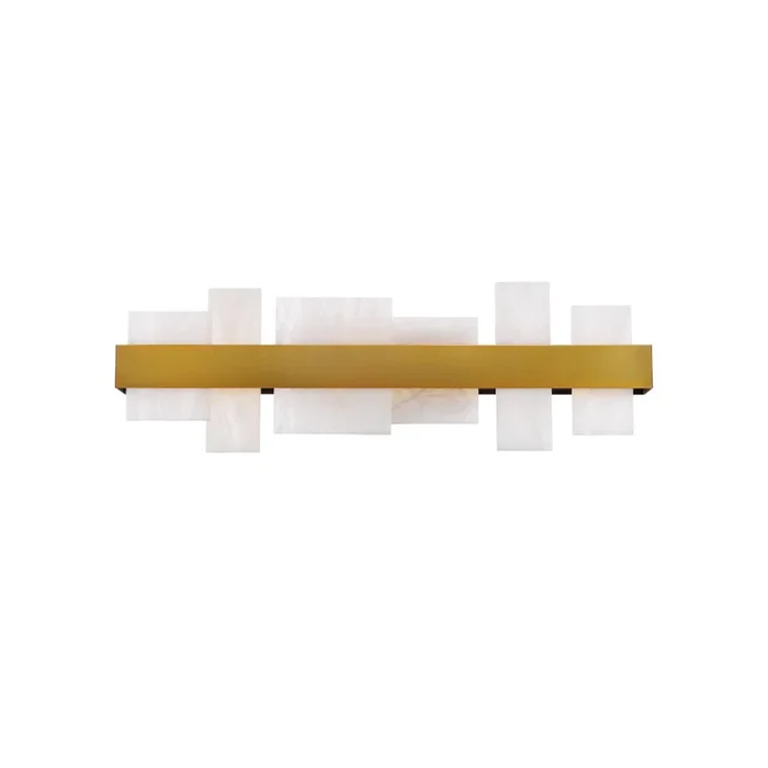 Acropolis 27in LED Bath Vanity & Wall Light 3000K in Aged BrassWS-68127-AB