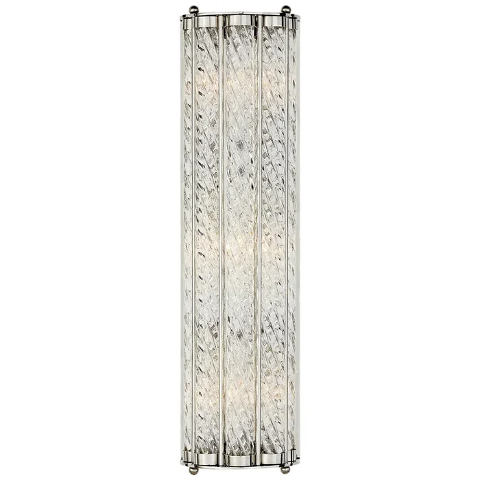 AERIN Eaton Linear Sconce in Polished Nickel Wall Light W5.5″ x H21″ARN 2027PN