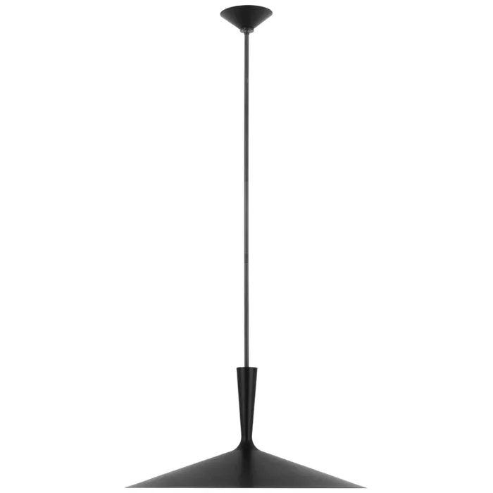 AERIN Rosetta XL Pendant in Matte Black and Bronze Ceiling Light W26″ARN 5542BLK/BZ