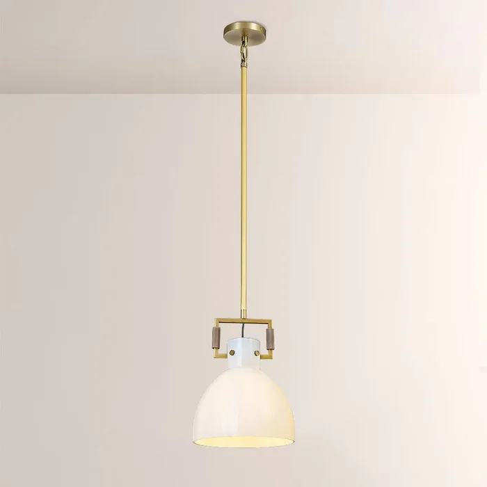 Aidas Milk Glass Cloche Pendantll-Aidas-108