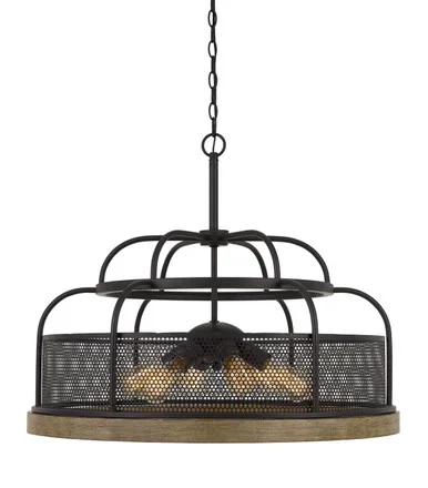 Akaki Six Light Chandelier (FX-3706-6)