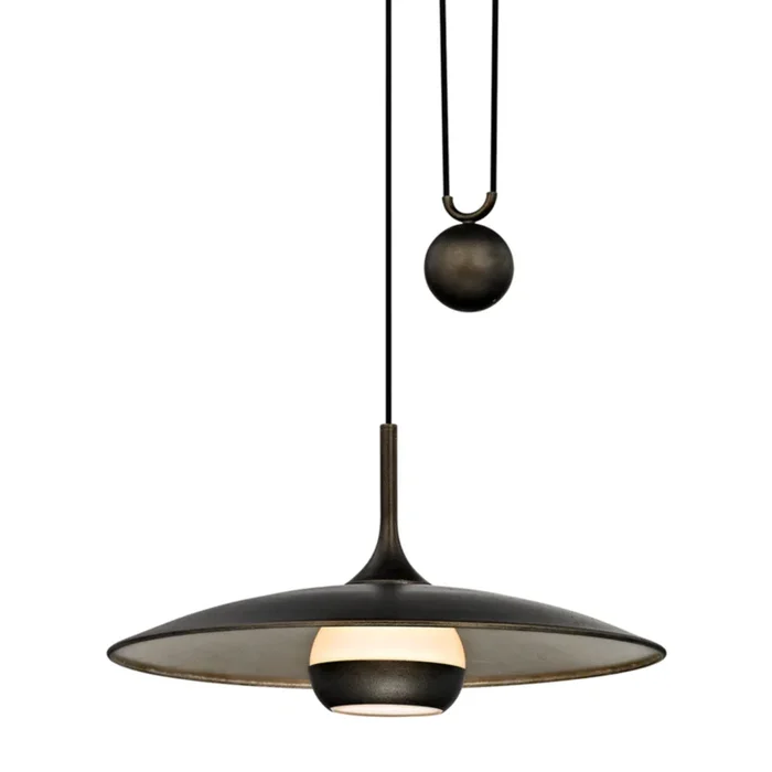 Alchemy Pendant 1-Light LED in Vintage Bronze 24L x 24W x 12.5HF5865-VBZ/WSL