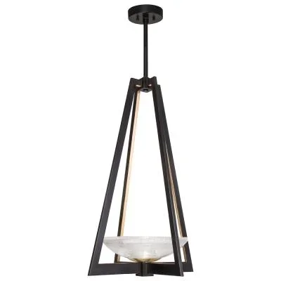 Aldea VI 5-Blade Indoor Ceiling Fan – Matte Black Finish – Matte Black Blade – 52in. Sweep – 16W Integrated LED Module