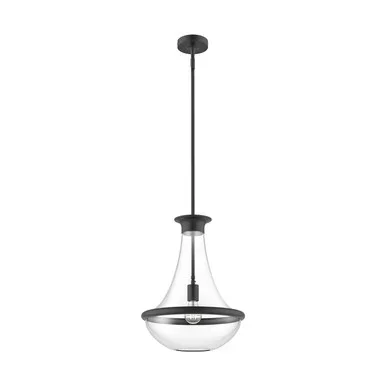 Alora Marcel One Light Pendant in Matte Black – PD464014MB