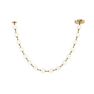 Alora Marni LED Pendant in Natural Brass – PD321716NB