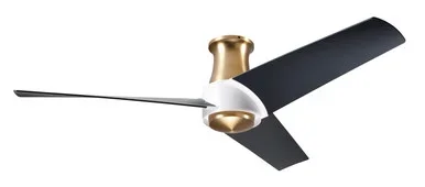 Ambit Flush DC 56″Ceiling Fan (AMB-FM-SBMW-56-MB-NL-WC)