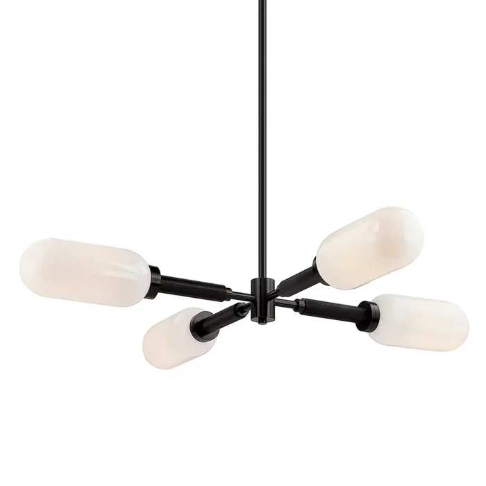 Annex Chandelier 4-Light LED in Antique Nickel 47.5L x 47.5W x 5HF7355-AN