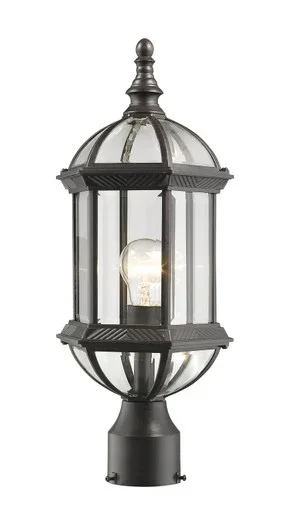 Annex One Light Outdoor Post Mount Fixture (563PHM-RT)