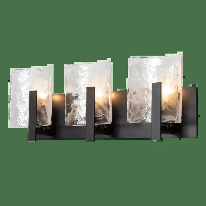 Arc 3-Light Bath Sconce – Black