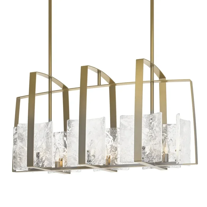 Arc Linear Pendant – Modern Brass