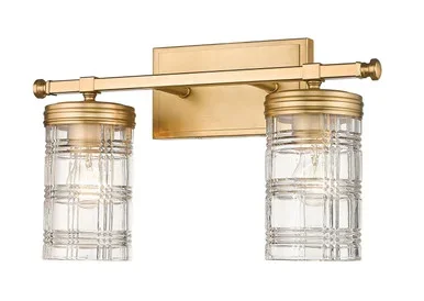 Archer Two Light Vanity (344-2V-HG)