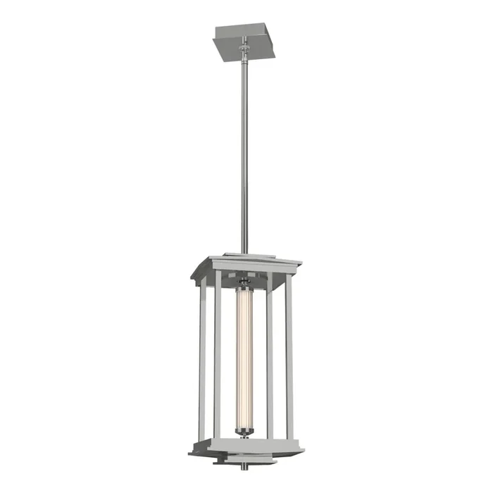 Athena 1-Light Medium LED Lantern LED Clear Glass (ZM) in Sterling131631-LED-MULT-85-ZM0734