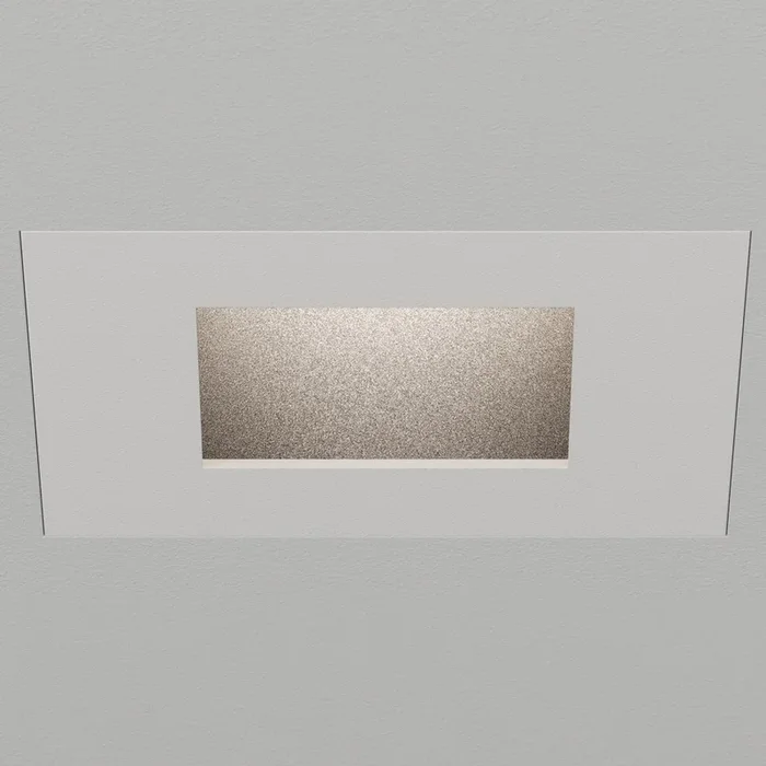 Atomos 1 Pinhole Adjustable Square Trim Recessed Downlight – IC Airtight Housing – Wet Location Rated – White Powder Coat/Black Baffle – 50 Degrees – 2700K