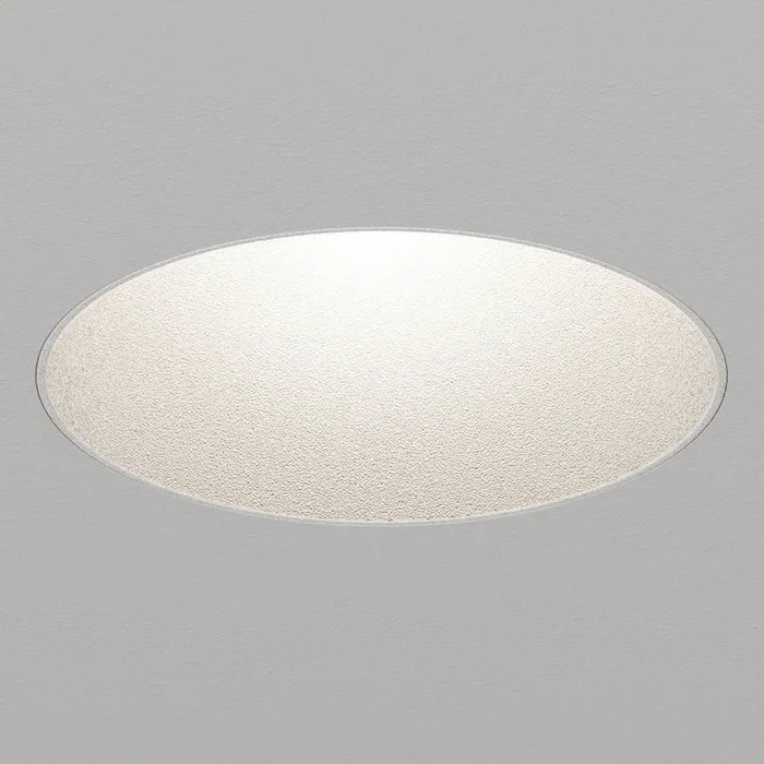 Atomos 2 Round Adjustable Trimless Recessed Downlight – IC Airtight Housing – Wet Location Rated – White Powdercoat – 50 Degrees – 3000K