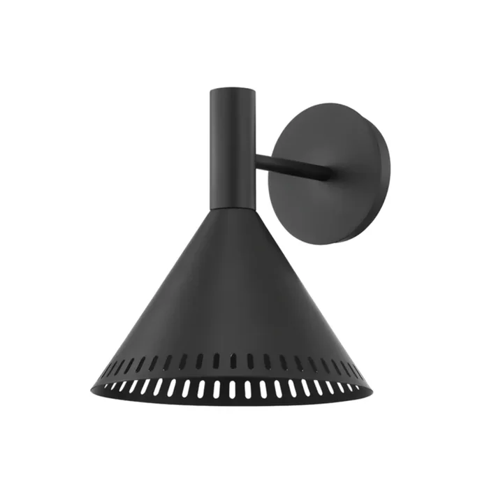 Atticus Wall Sconce 1-Light LED in Soft Black 9L x 9W x 10HB7661-SBK