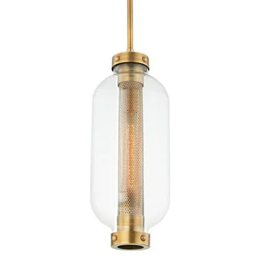 Atwater One Light Hanging Lantern (F7037-PBR)