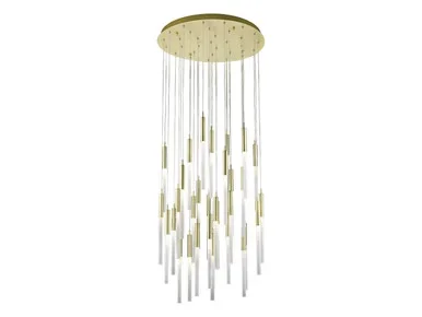 Avenue Lighting Main St. LED Pendant in Brushed Brass – HF2031-FR-BB