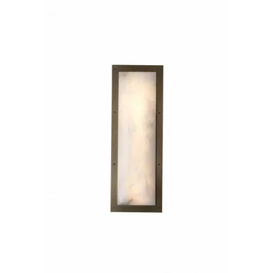Avenue Lighting Sedona One Light Wall Sconce in Alabster / Aged Brass – HF2960-AB