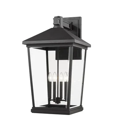 Beacon Four Light Outdoor Wall Light (568XXL-BK)