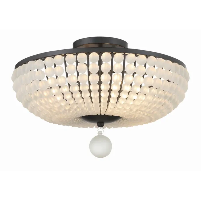 Bella 4 Light Matte Black Ceiling MountBLA-10665-MK