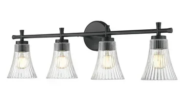 Belle Four Light Vanity (7519-4V-MB)