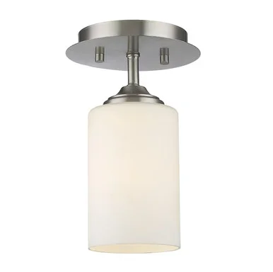 Bordeaux One Light Flush Mount (435F1-BN)