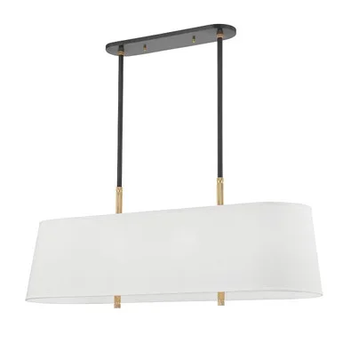 Bowery Eight Light Island Pendant (3747-AOB)
