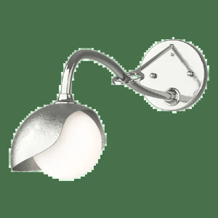 Brooklyn 1-Light Single Shade Long Arm Sconce – Sterling