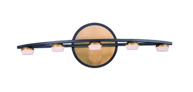 Button LED Bath Vanity (E23163-75BKGLD)