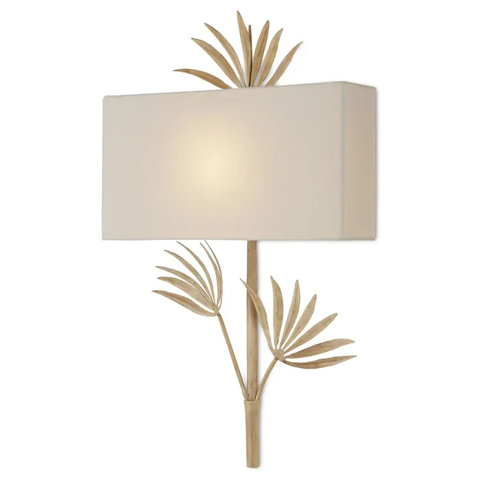 Calliope Coco Cream Wall Sconce, White Shade – Coco Cream5900-0049
