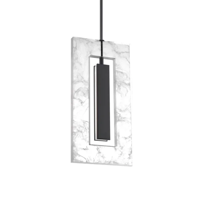 Cambria 8in LED Mini Pendant 3000K in BlackPD-28216-BK