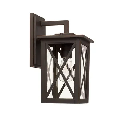 Capital Lighting Avondale One Light Outdoor Wall Lantern in Oiled Bronze – 926611OZ