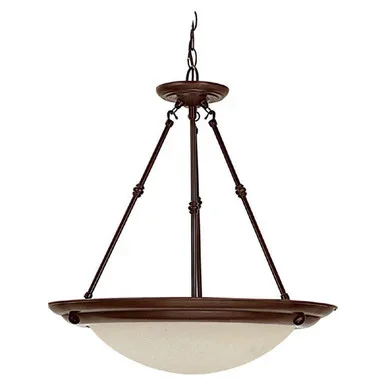 Capital Lighting George Three Light Pendant in Burnished Bronze – 2720BB