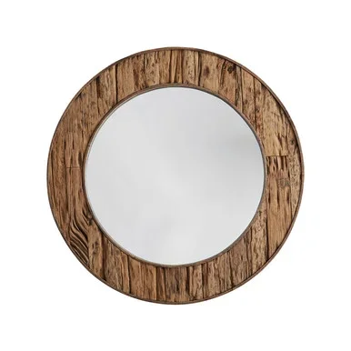 Capital Lighting Mirror Mirror in Reclaimed Railroad Ties – 740701MM