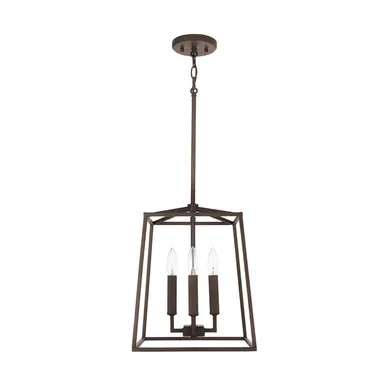 Capital Lighting Thea Four Light Foyer in Oil Rubbed Bronze – 537641OR