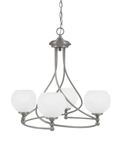 Capri Four Light Chandelier (904-BN-4101)