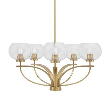 Cavella Five Light Chandelier (3905-NAB-202)
